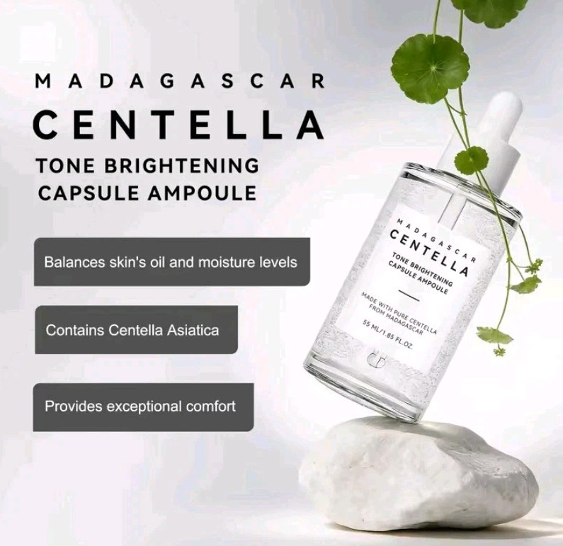 Centella Tone Brightening Capsule Ampoule 55ml Hydrating Facial Serum