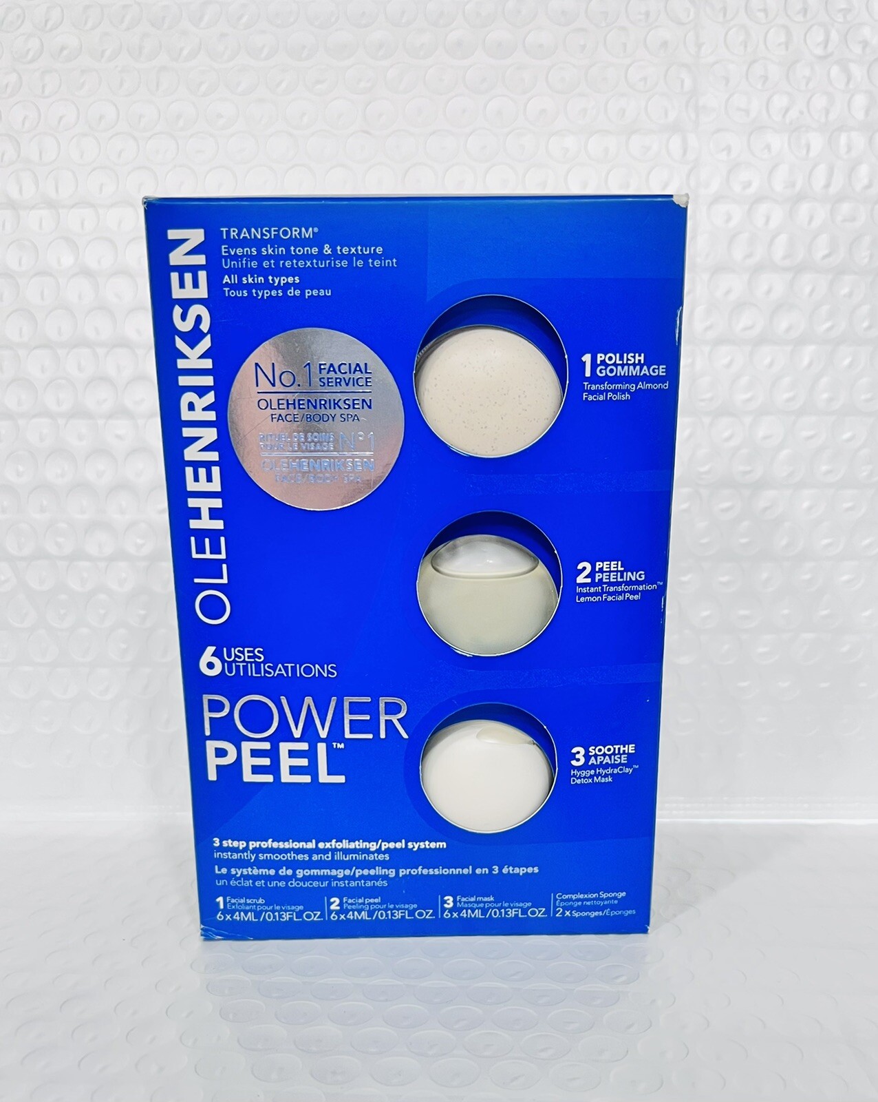 Ole Henriksen Transform Power Peel Facial System (6pack) 54 ml Face Skin NIB