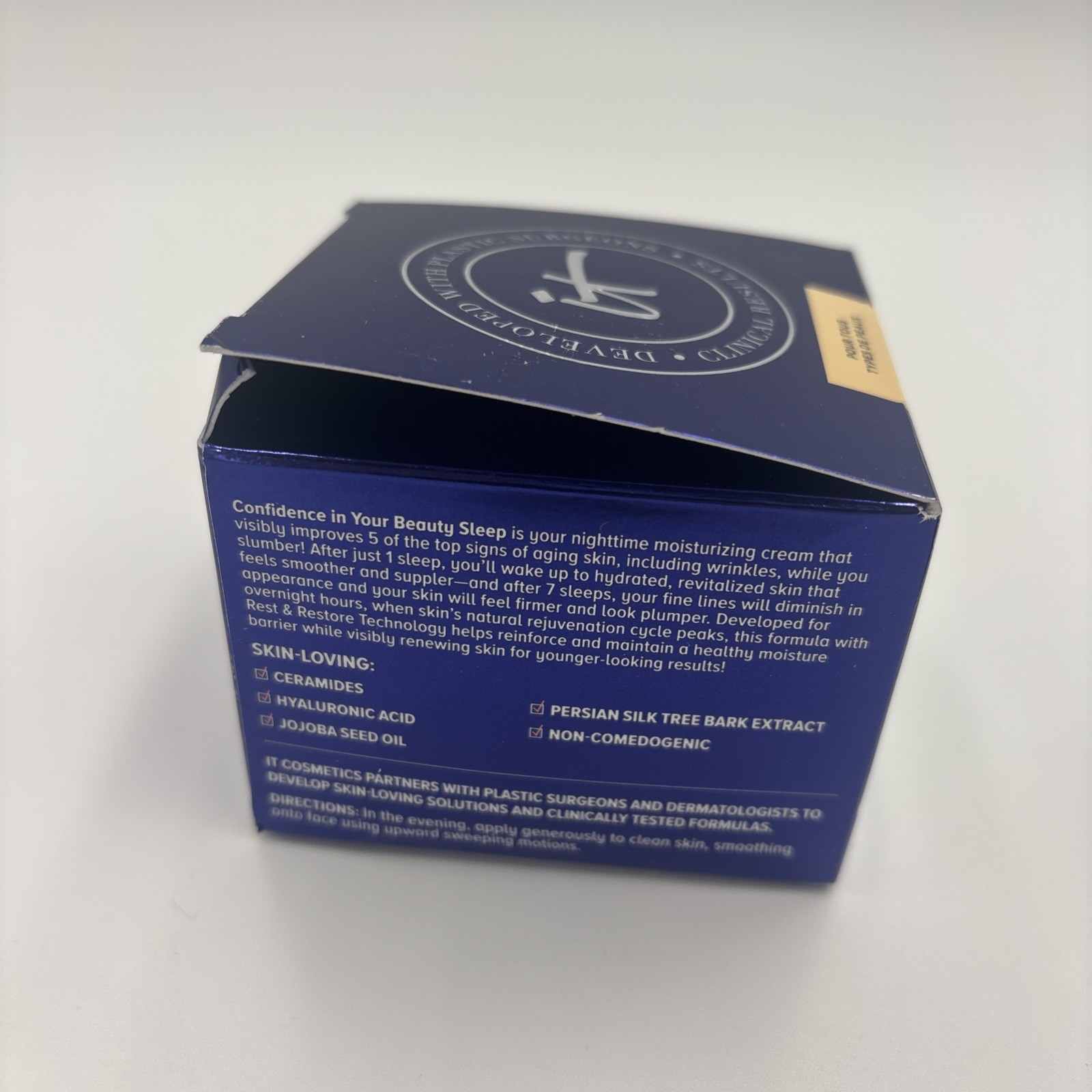 It Confidence In Your Beauty Sleep Skin Transforming Pillow Cream 2 fl New