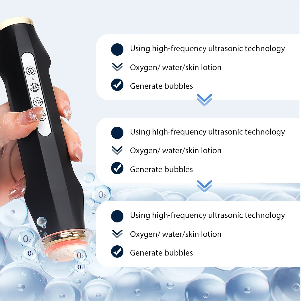 2026 Hot Sale CO2 Bubble Pen Facial Cleaning Anti-aging Skin Care Beauty Device