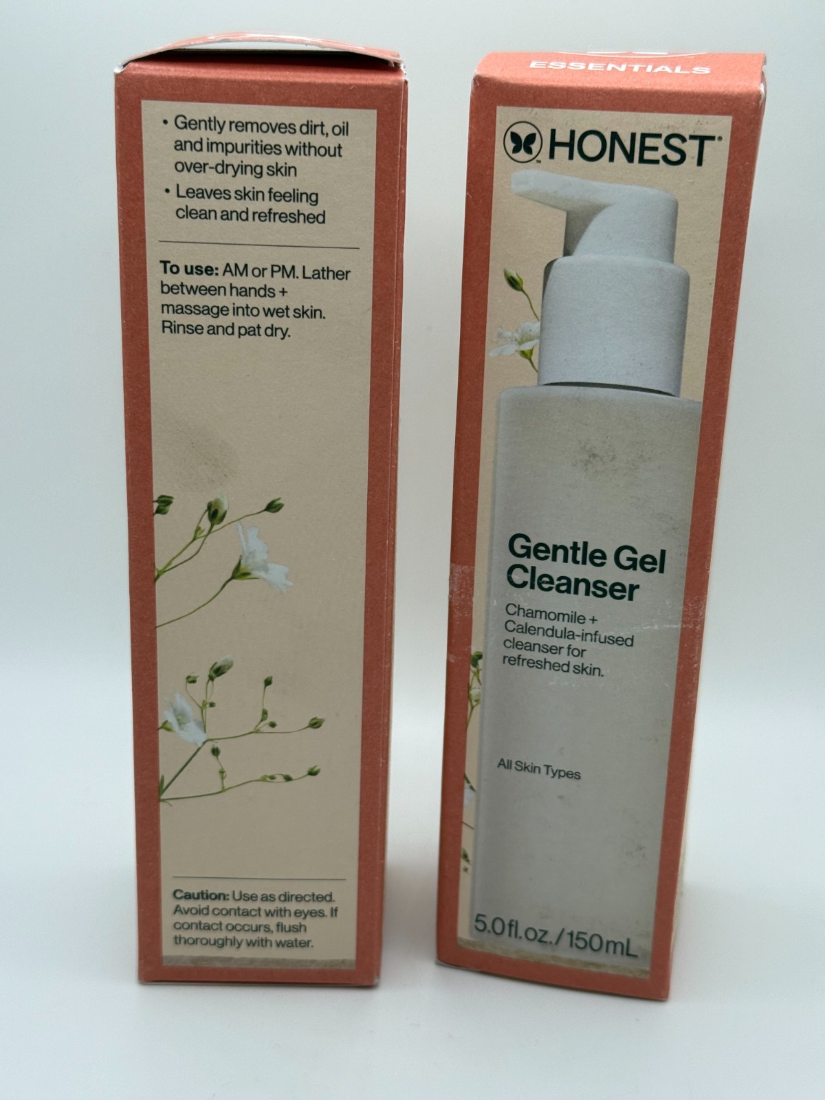 Honest Beauty Gentle Gel Facial Cleanser w/ Chamomile & Calendula 5 Oz Lot of 2