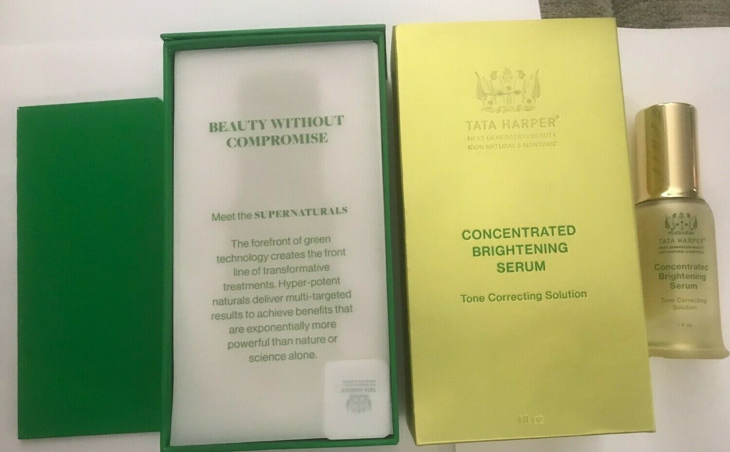 TATA HARPER CONCENTRATED BRIGHTENING SERUM TONE CORRECTING SOLUTION 1oz NIB