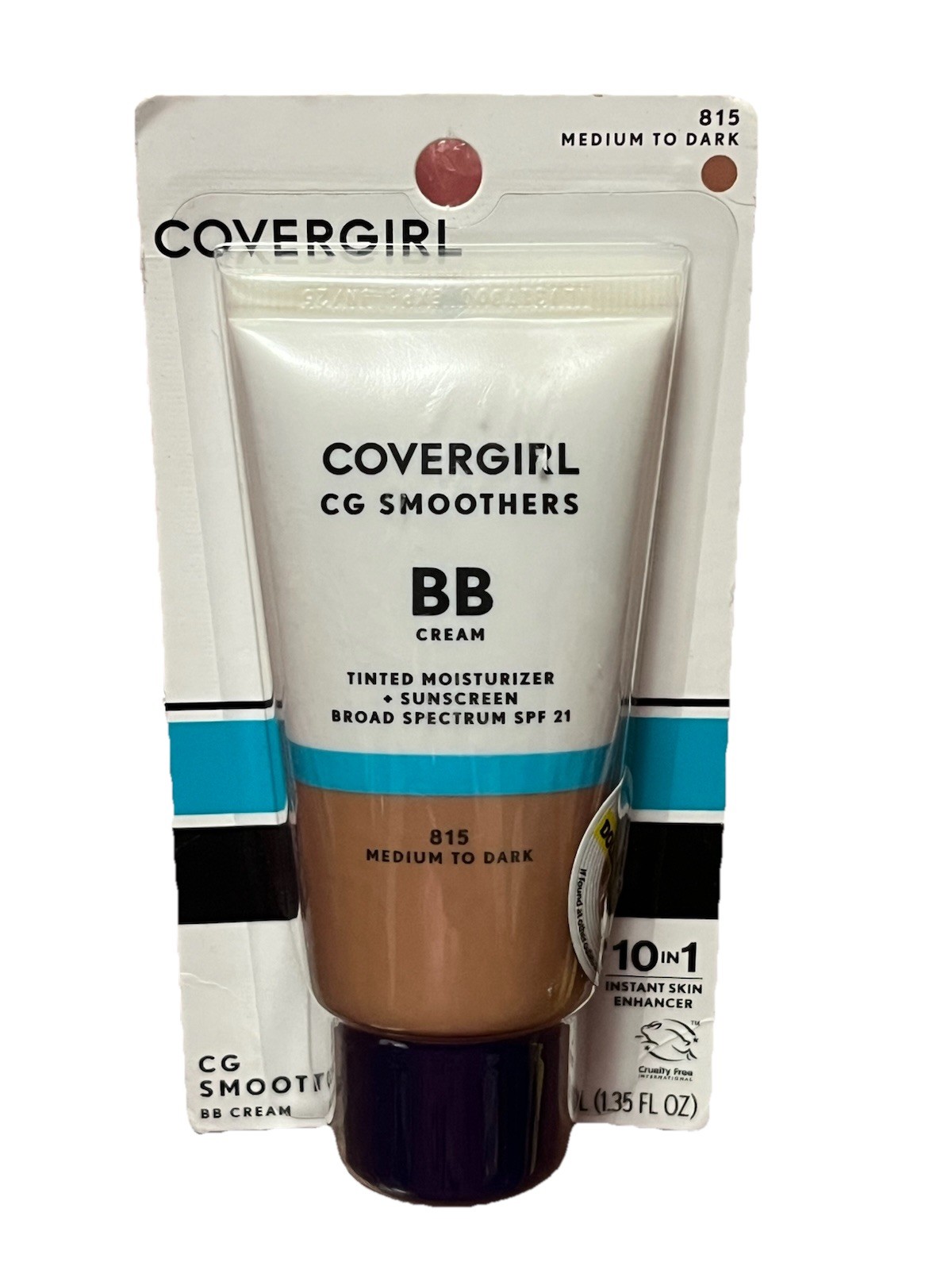 CoverGirl CG Smoothers BB Cream, Medium To Dark # 815 SPF 21, 1.35 fl oz
