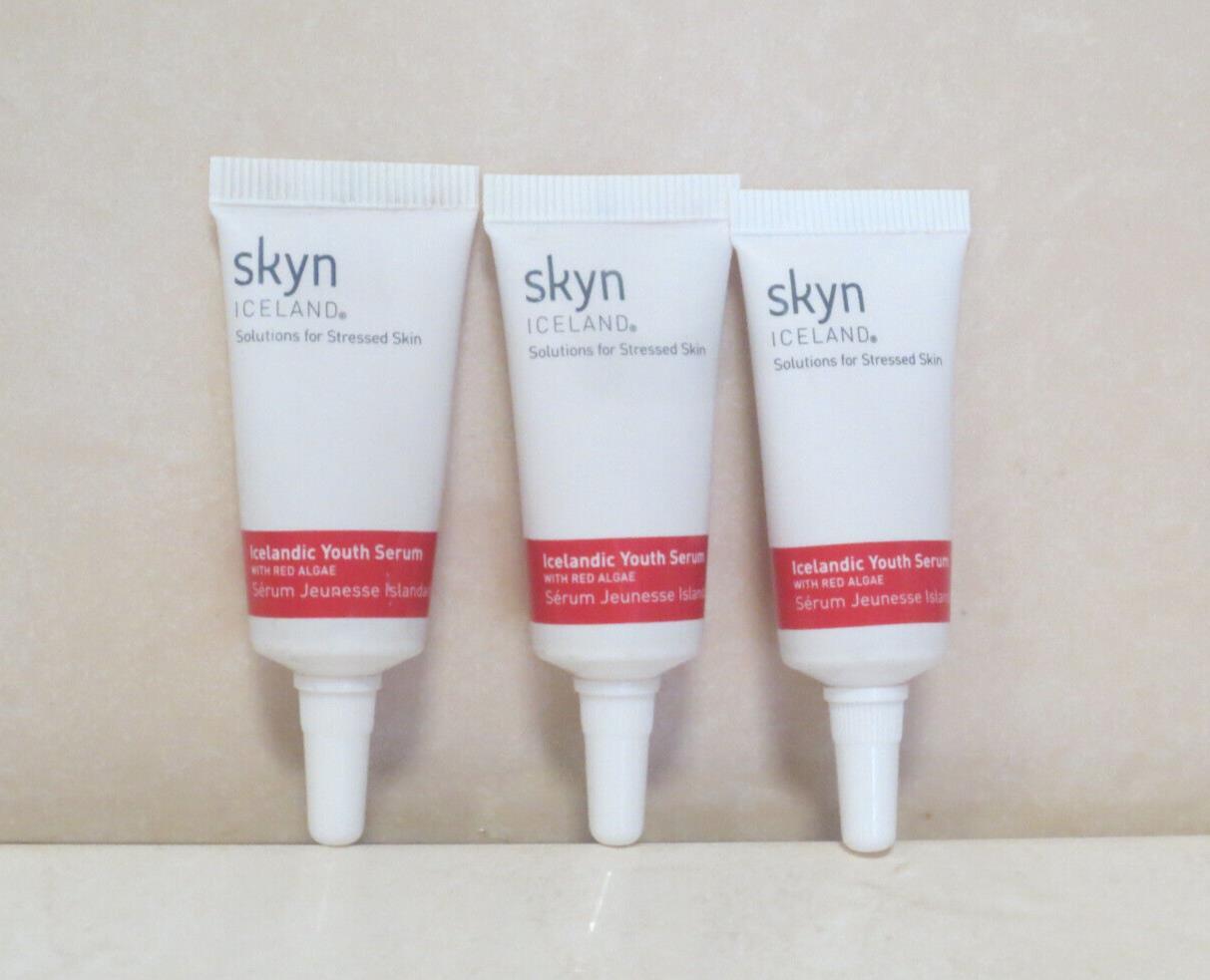 SKYN ICELAND ICELANDIC YOUTH SERUM 0.17 OZ LOT OF 3
