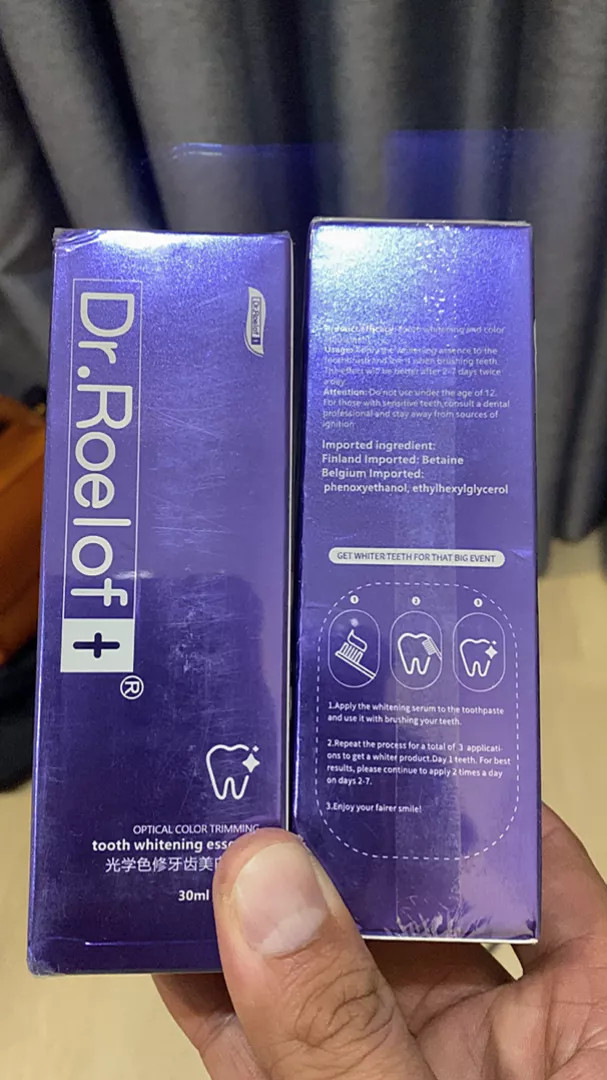 Dr.Roelof Tooth-Whitening-Essence-Freshens-Breath Clean Teeth (EXP2026) 30ml