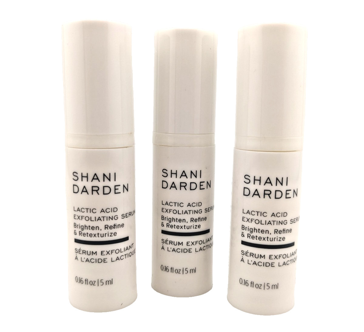 3x Shani Darden Lactic Acid Exfoliating Serum Travel Size 5ml Each *Free Ship*