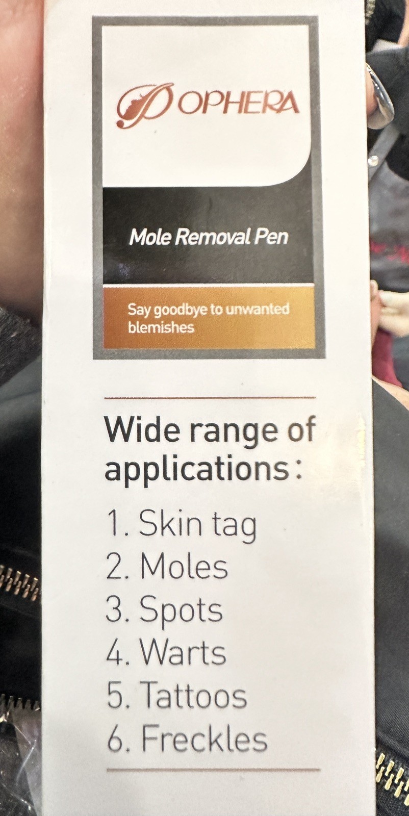 OPHERA Pen Rechargeable Skin Cleaning Beauty Machine Skin Tag Mole Spot Remover