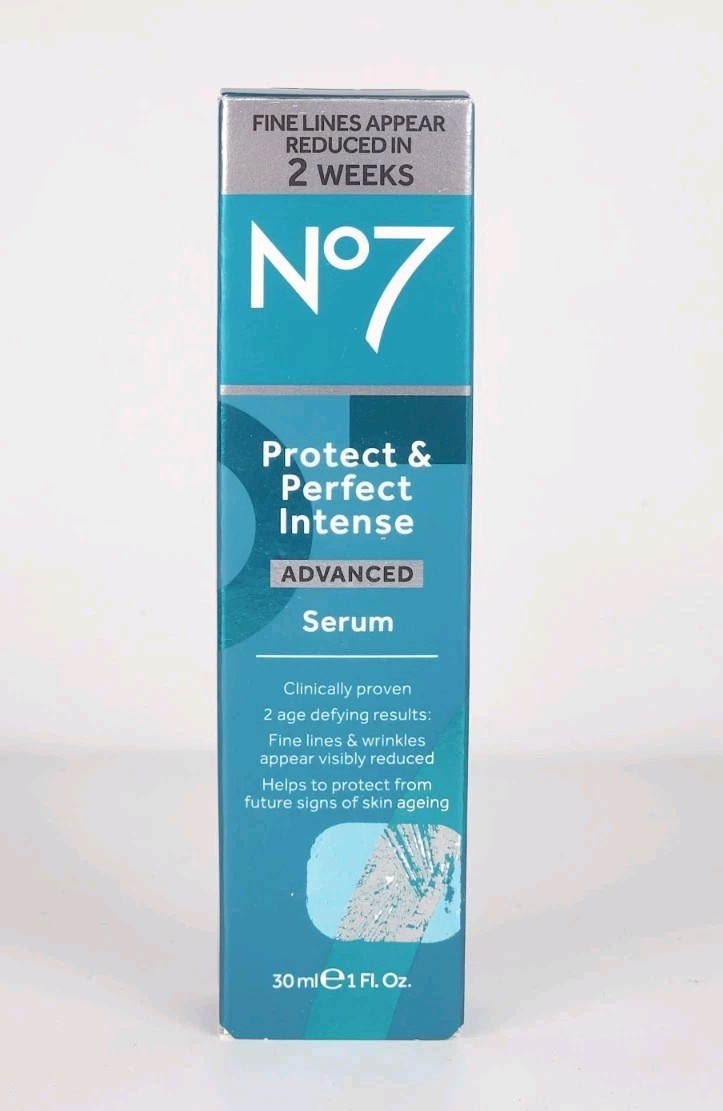 No7 Protect & Perfect Intense Advanced Serum, 1 fl oz (30 mL), NEW IN BOX SEALED