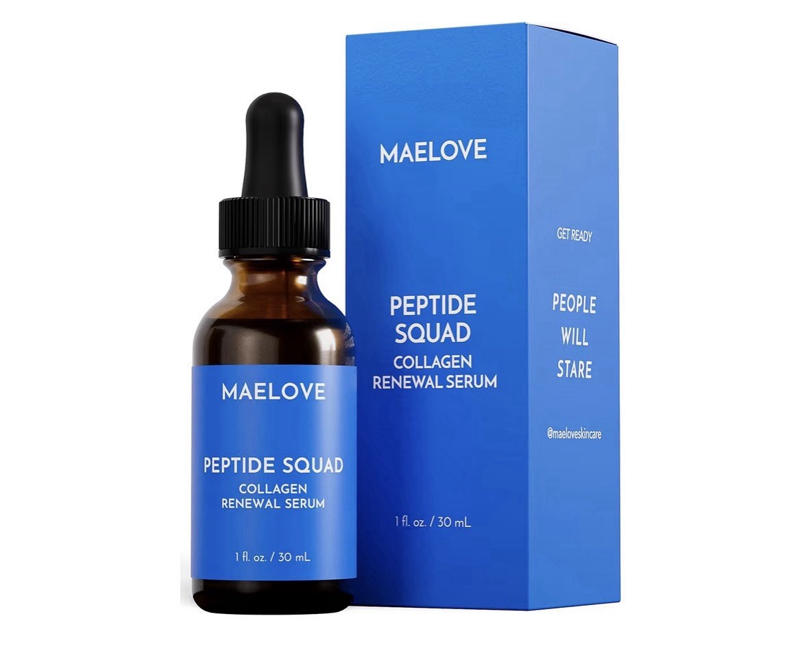 MAELOVE Peptide Squad Collagen Renewal Serum Matrixyl Hyaluronic Acid 1 fl oz