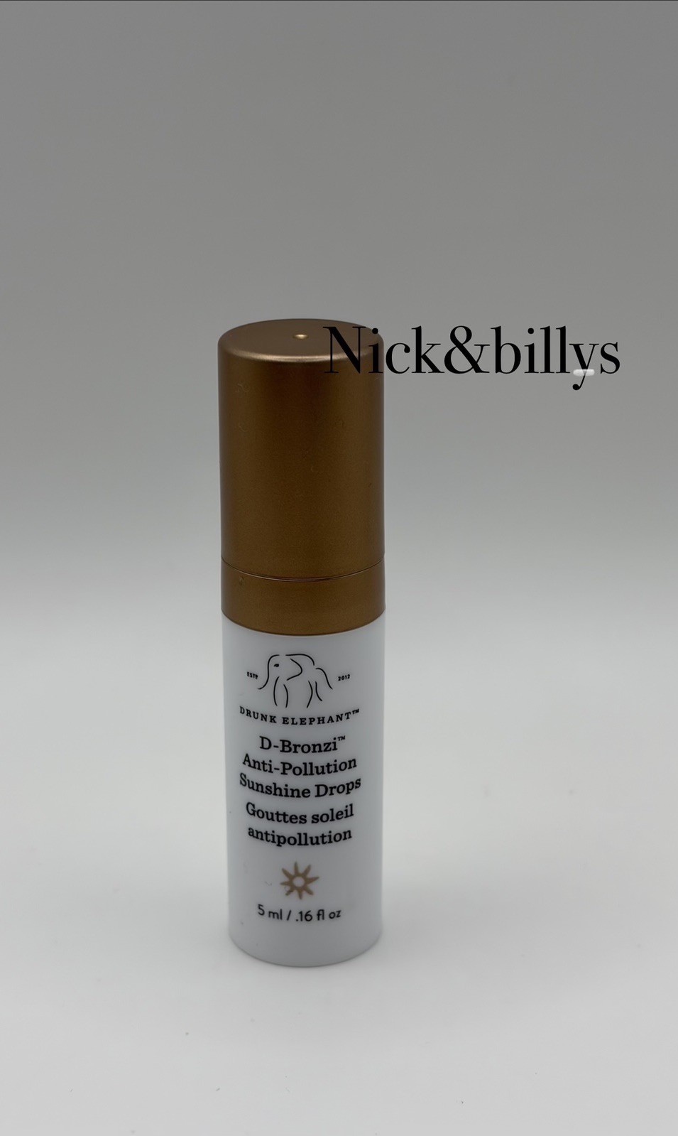 NEW Drunk Elephant D-Bronzi Anti-Pollution Sunshine Drops Travel MINI 5ml/0.16oz