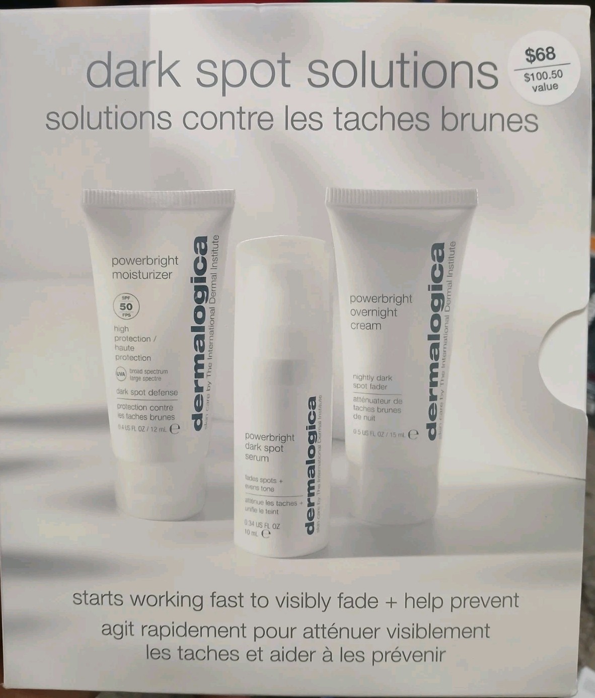 Dermalogica Dark Spot Solutions Value Box 3 Skin Care Products New Sealed
