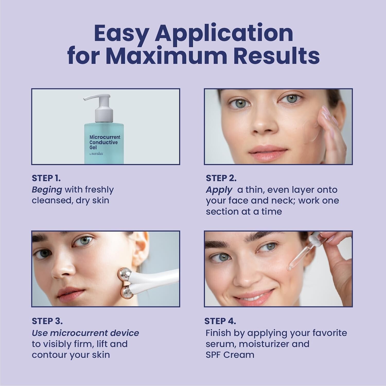10Oz Conductive Gel for Microcurrent Devices – Collagen Peptides & Hyaluronic…
