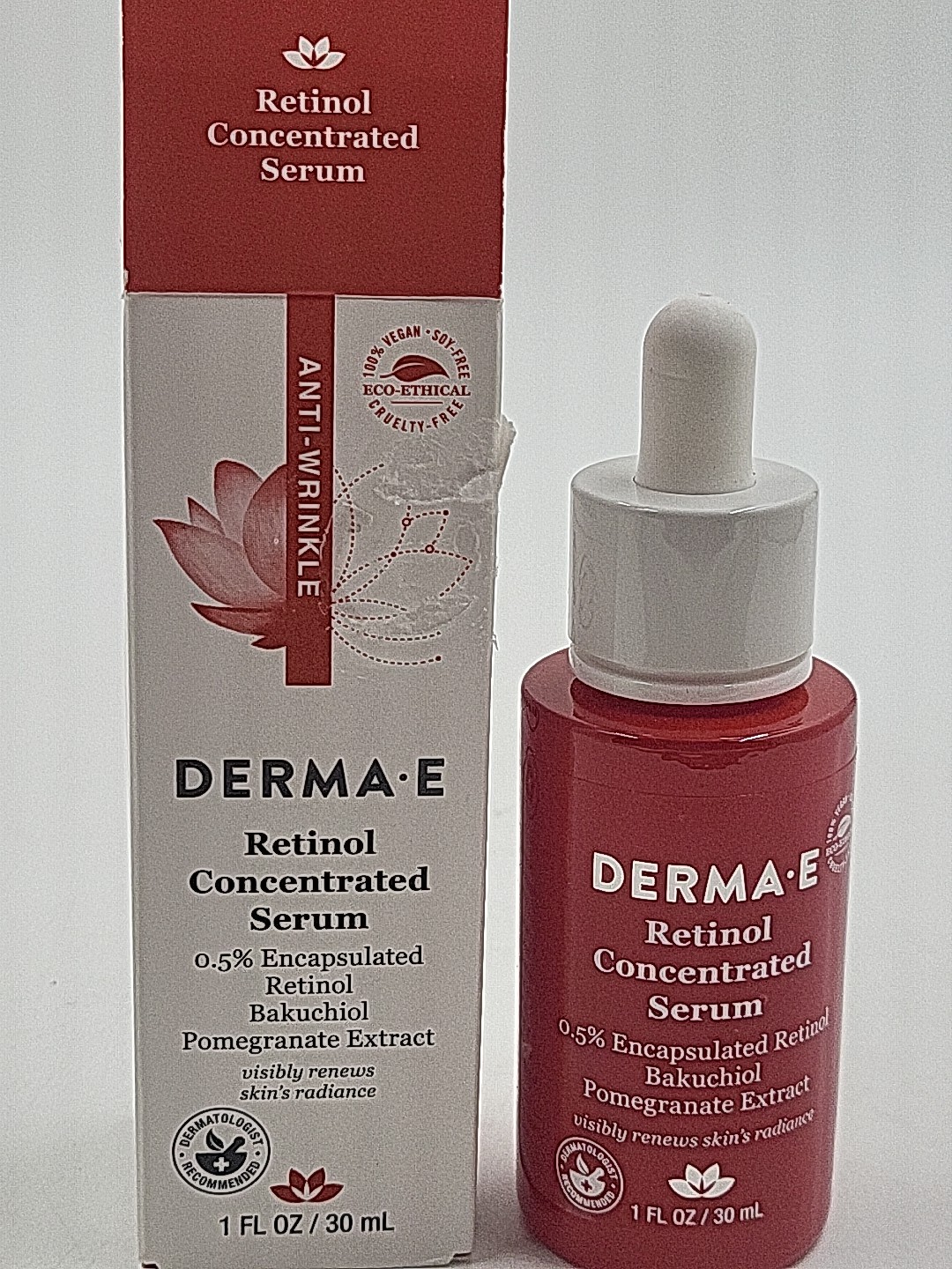 Derma-E – Anti-Wrinkle, Retinol Concentrated Serum, 1 fl oz – Free Shipping!