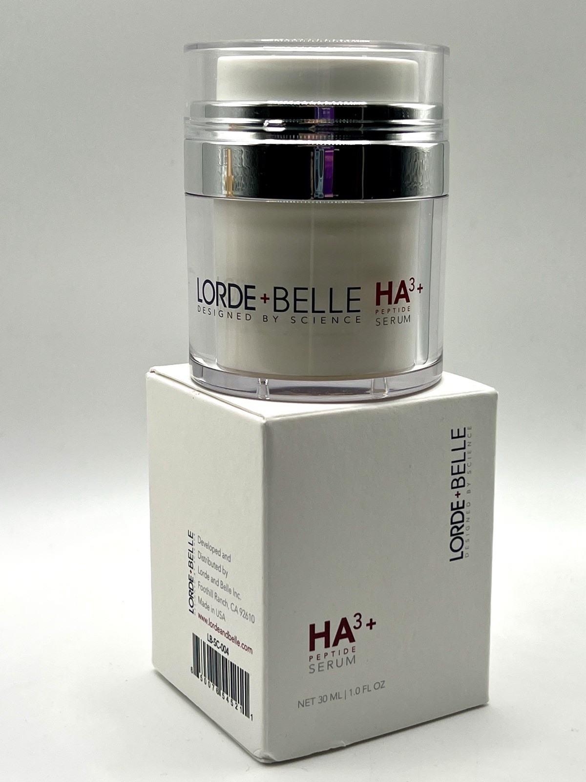 Lorde + Belle HA3+ Peptide Serum 30ml Discontinued NEW Anti-Aging Wrinkle Reduce