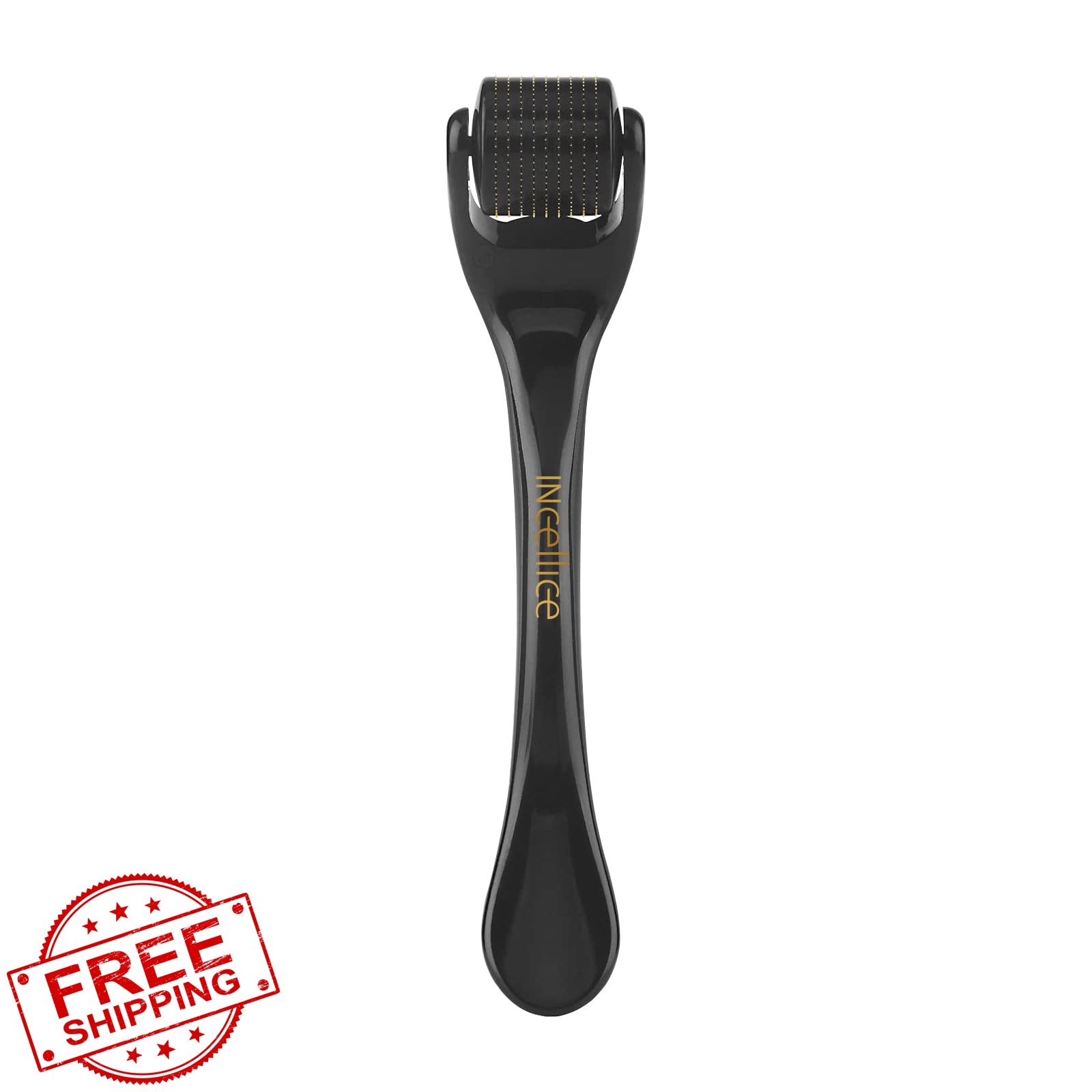 INCELLICE 0.5 Glossy Black Derma Roller