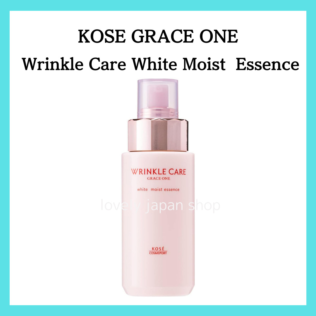 KOSE GRACE ONE Wrinkle Care White Moist All-in-one Essence 180mL Made in Japan