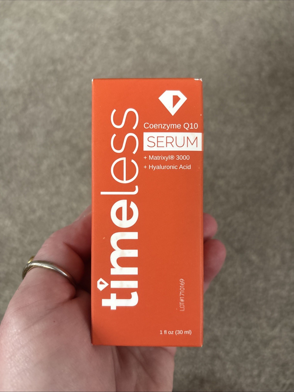 TIMELESS COENZYME Q10 SERUM 1 OZ SEALED Hyalouronic Acid NEW IN BOX