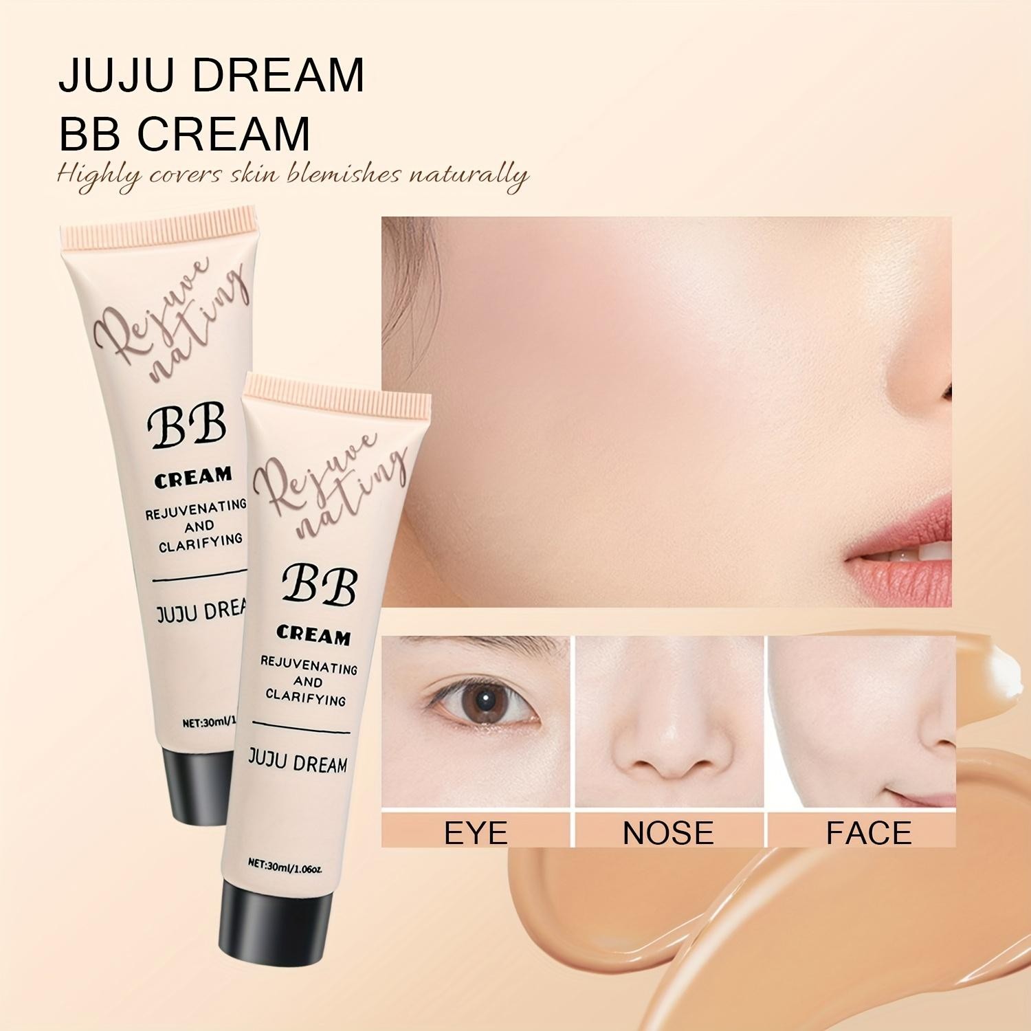 Natural BB Cream Concealer Moisturizing Korean Primer Long Lasting