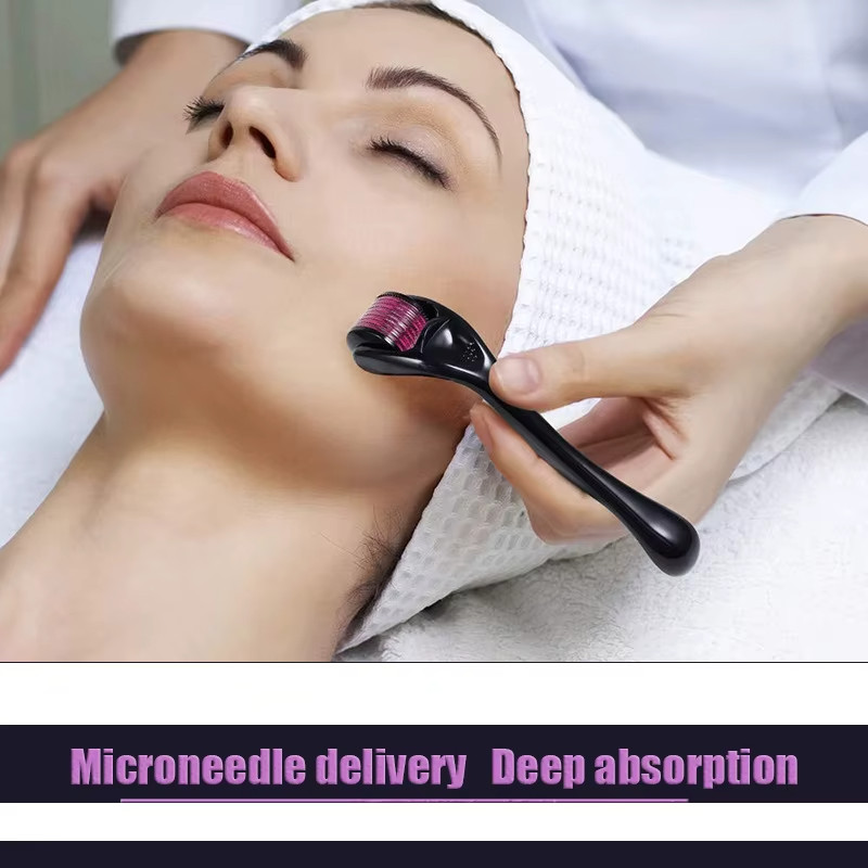 Derma Skin Roller 540 Titanium Micro Needle Anti Ageing Hair Regeneration Growth