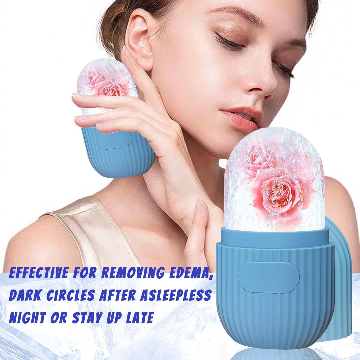 Ergonomic Ice Face Roller – Multi-Use Silicone Mold for Perfect Skin Care Ritual