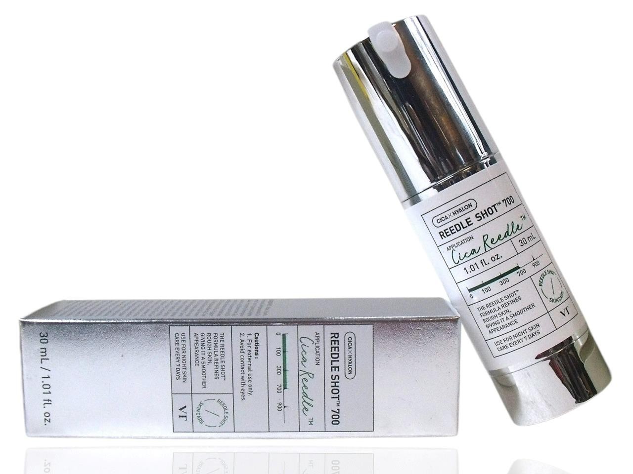 VT Cosmetics CICA REEDLE SHOT 700 Microneedling Spot Treatment Serum 1oz Ex 7/27