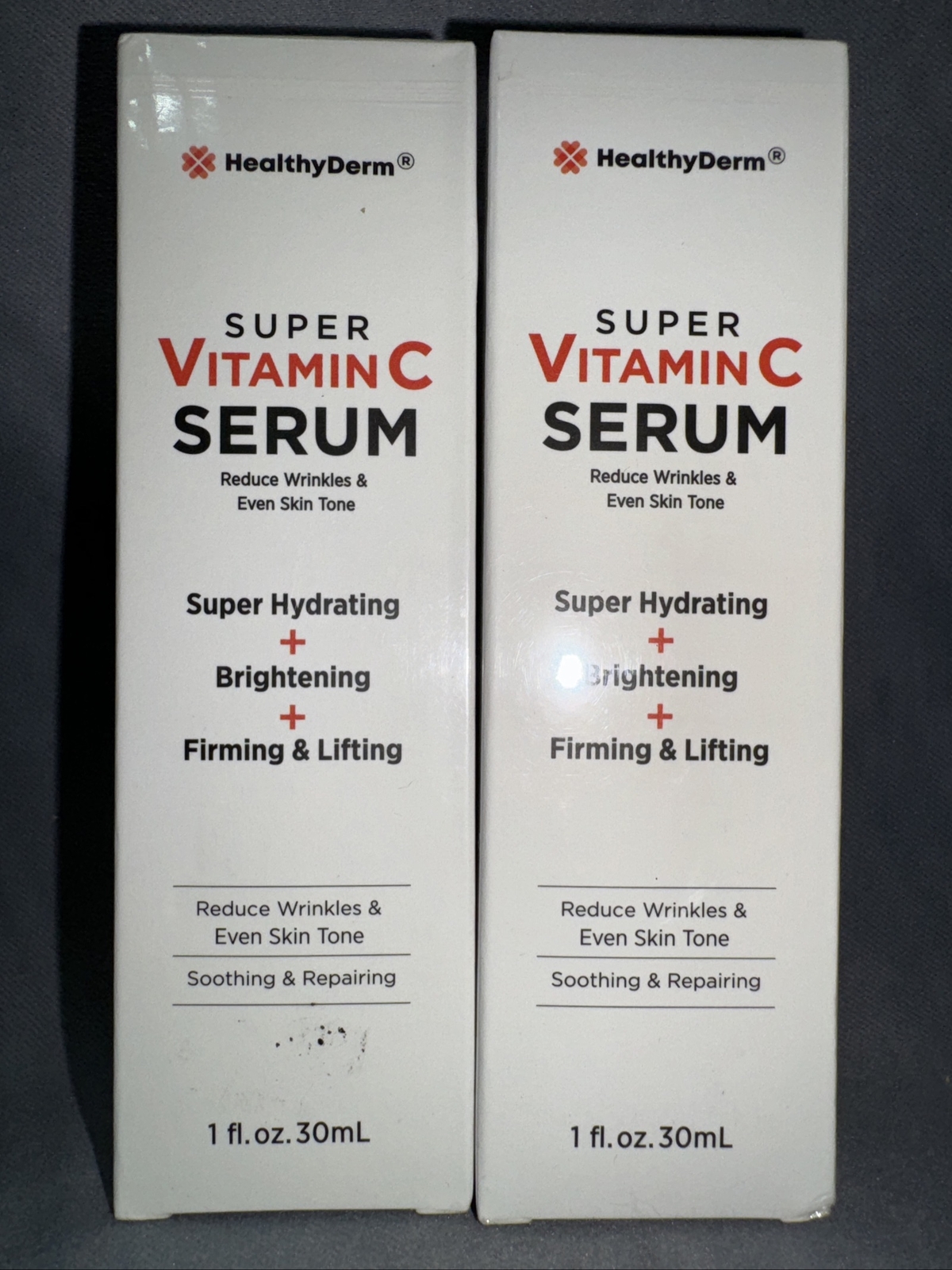 2-Super Vitamin C Serum, Niacinamide, Vitamin C, Hyaluronic Acid***FREE SHIP***