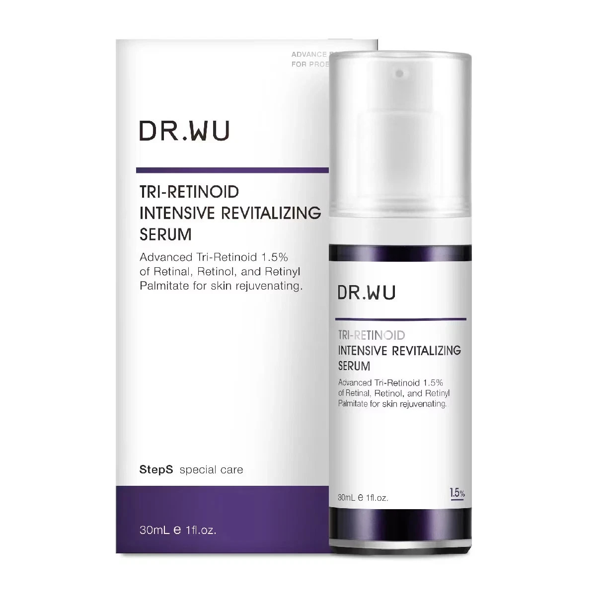 Dr. Wu TRI-RETINOID Intensive Revitalizing Serum 1.5% 30ml/ 1fl.oz. From Taiwan