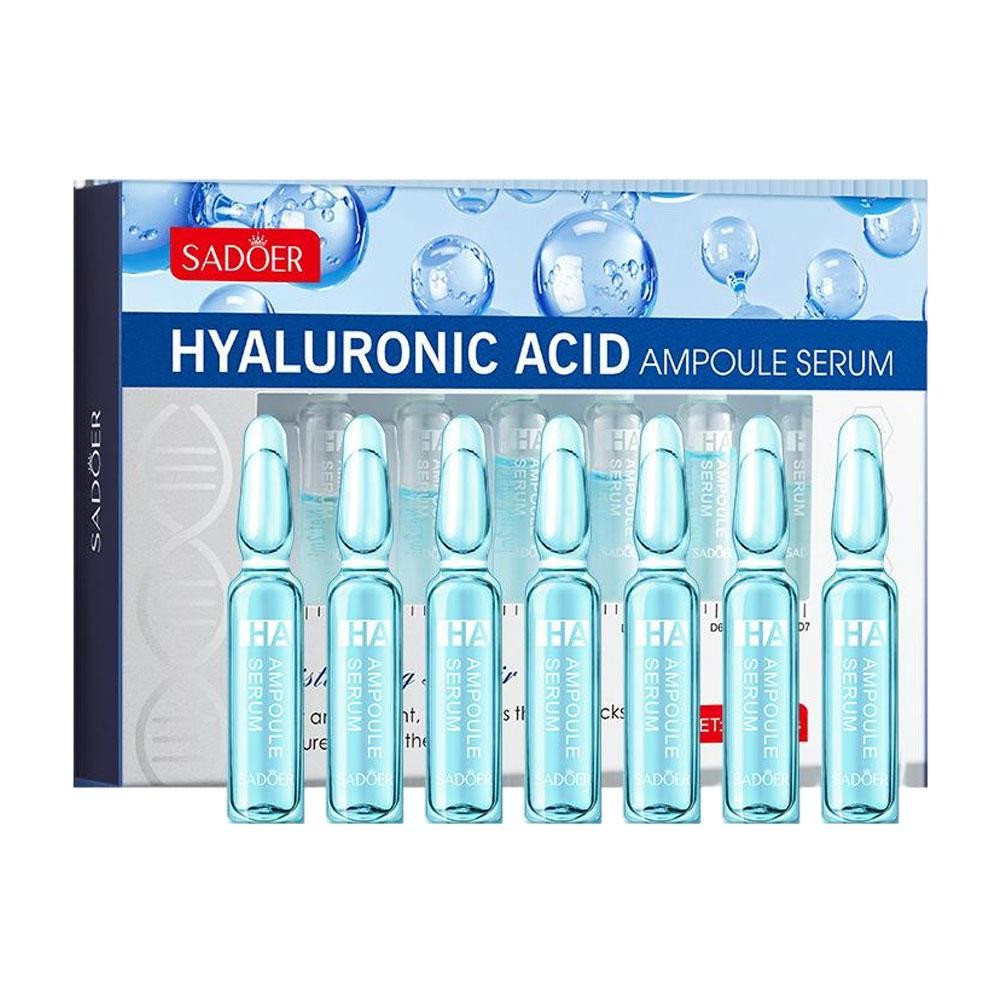Acid Microneedle Serum, Hydrating Anti Aging Face Lift Ampoules Hyaluronic US