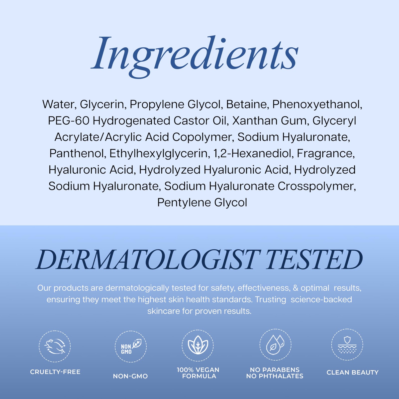 Hyaluronic Acid & B5 – Hydrating & Anti-Aging, Smooths Fine Lines, Moisture R…