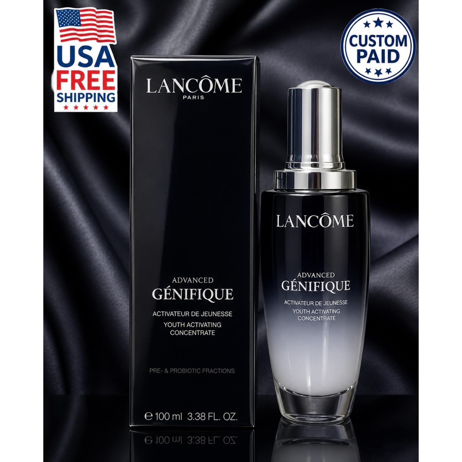 Lancome Advanced Genifique Serum 100ml 3.38oz New Sealed Authentic