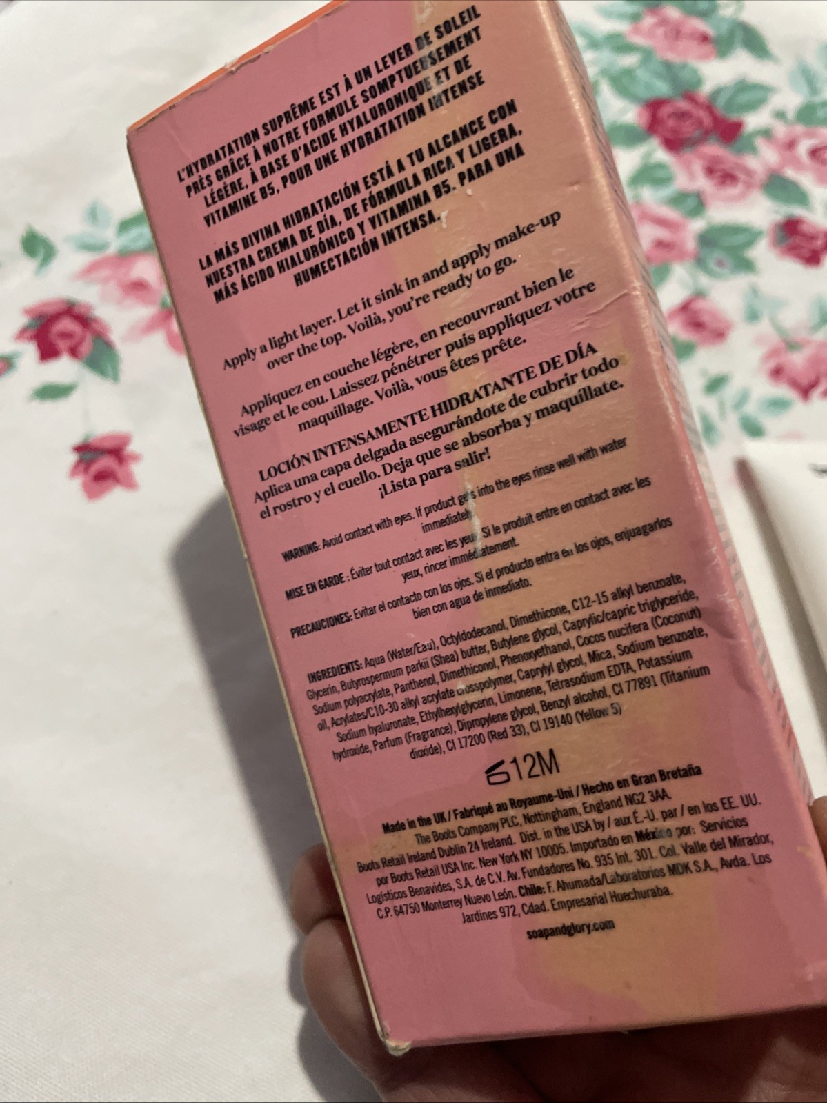 Soap&Glory Speed Plump Intensely Hydrating Day Lotion 1.69oz Retired NEW DAM BOX