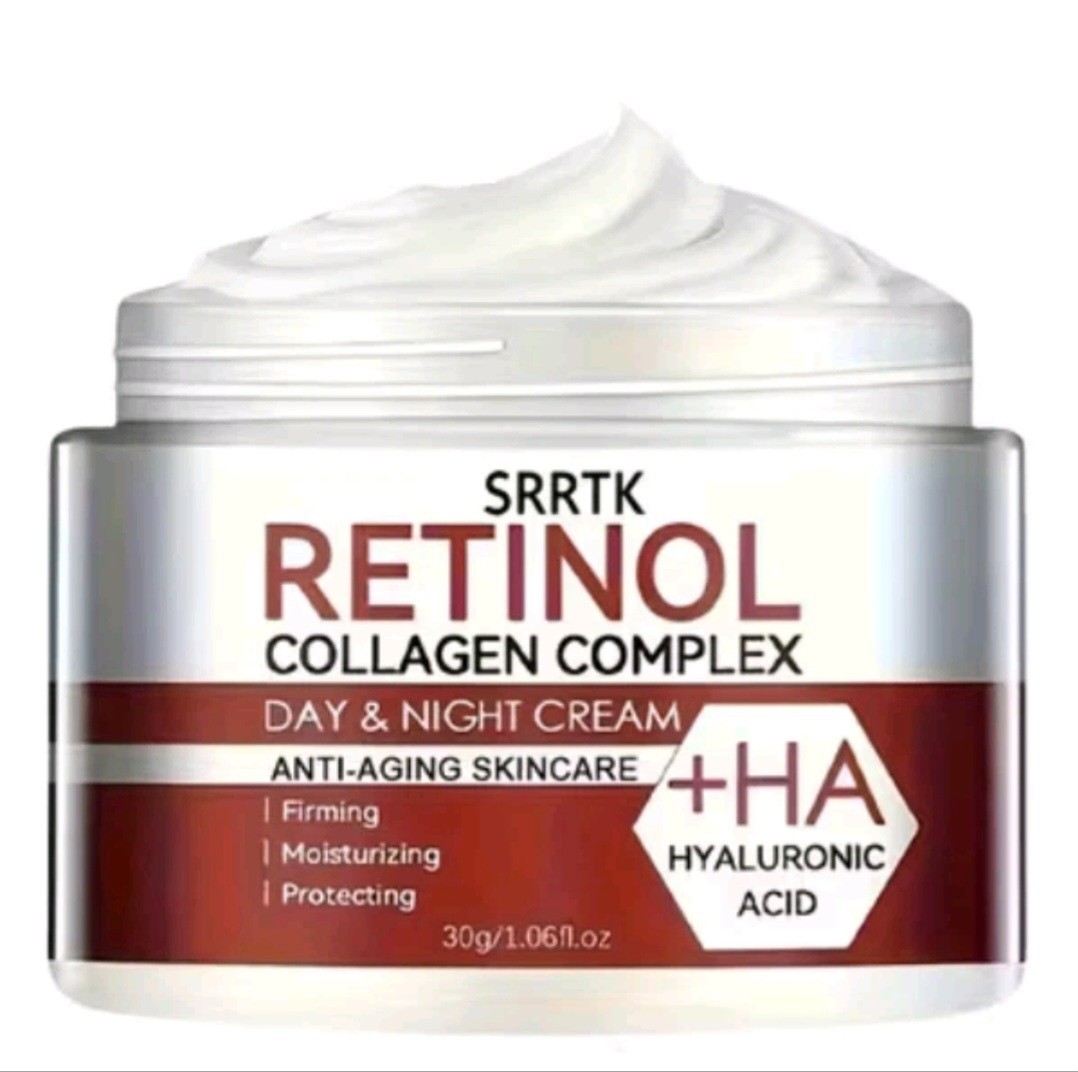 Retinol Collagen Anti-Aging Face Cream + Hyaluronic Acid Day & Night 30g (Small)