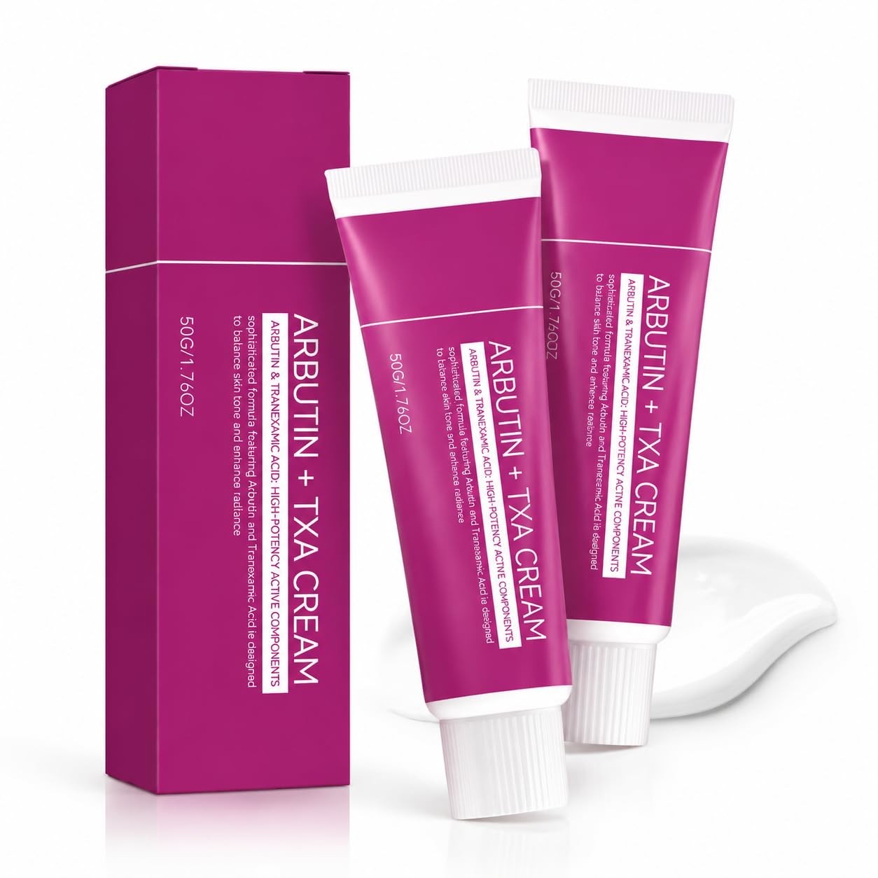 Korean Arbutin & Tranexamic Acid Cream for Face & Body, Lightweight Daily Ski…