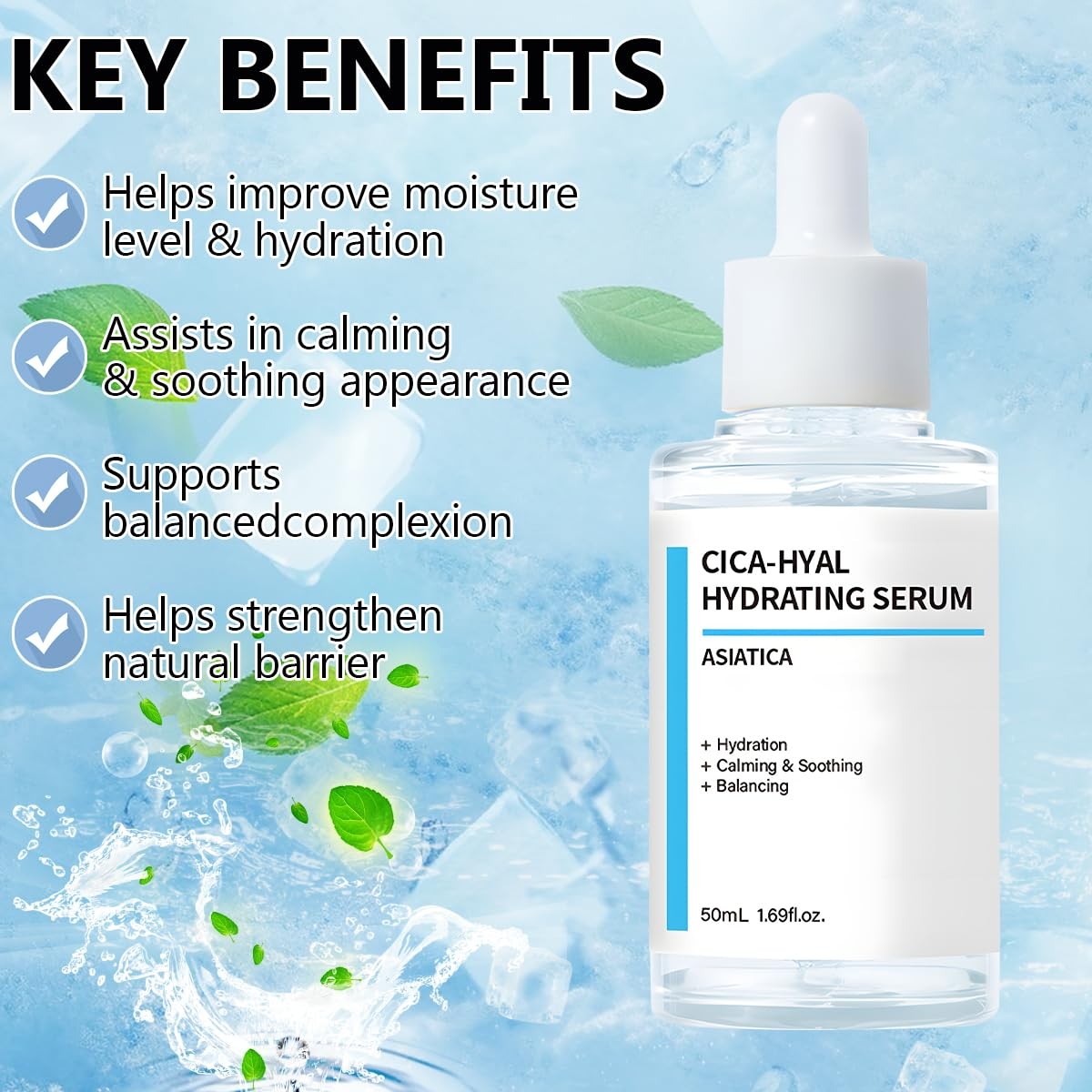 2PCS Hydration & Wrinkle Renewal Serum, with Peptide 1 Fl Oz (Pack of 1)