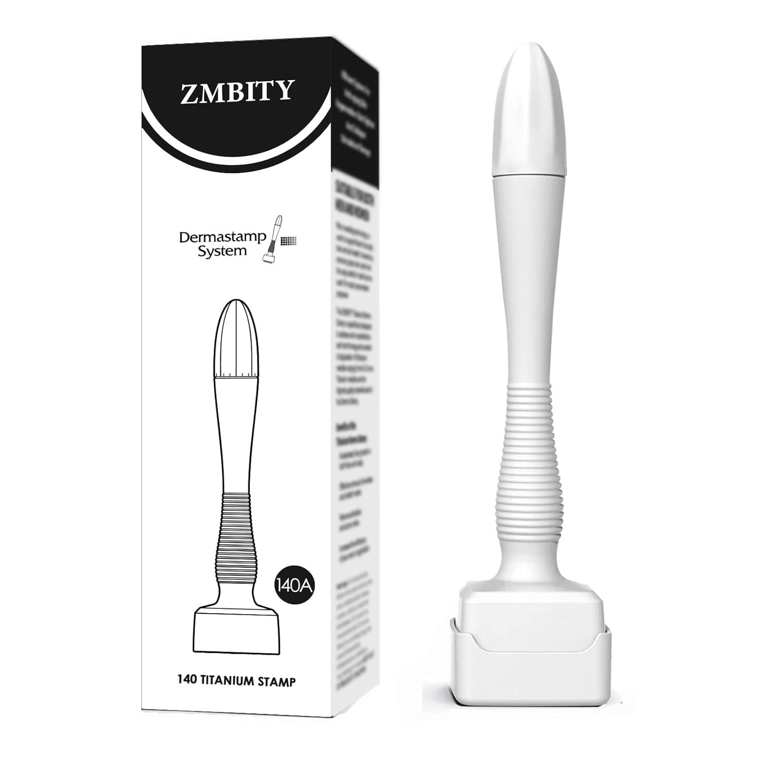 Titanium Microneedles Derma Stamp – Roller Alternative White