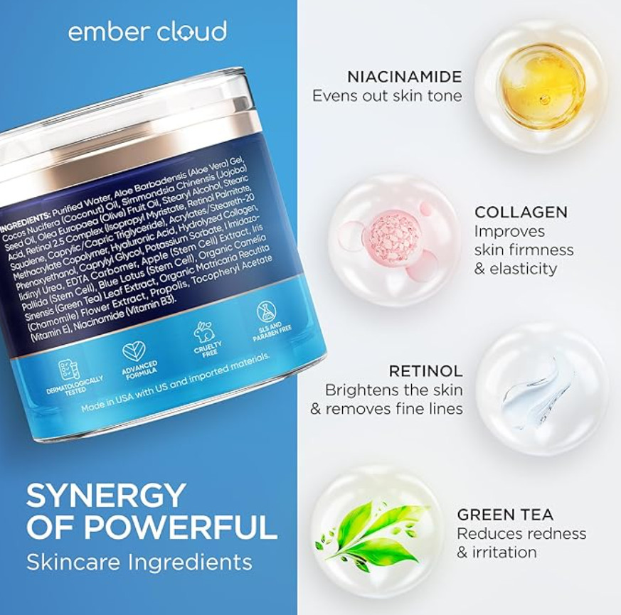 #1 Mejor crema de colageno con celulas madres para rejuvenecer la cara el rostro
