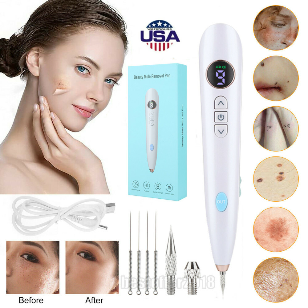 Laser Plasma Mole Removal Pen Dark Spot Remover Skin Wart Tag Tattoo Machine USB