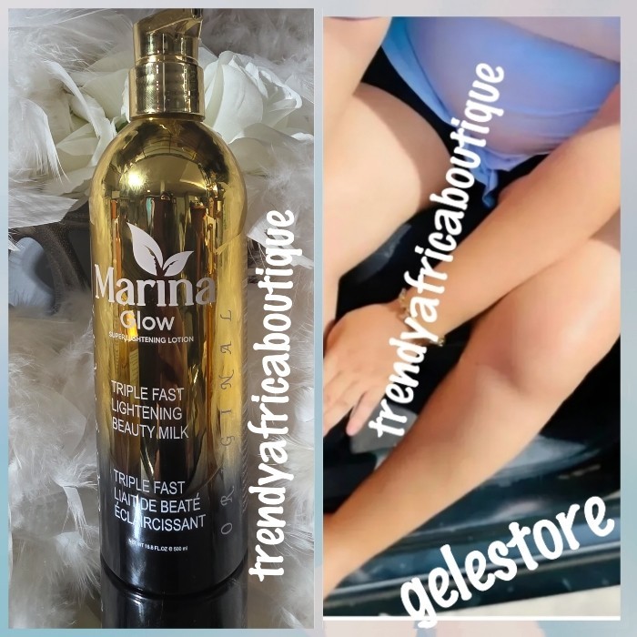 Marina GLOW SUPER lightening Body Milk (Lotion) 3riple Fast Beauty Milk 👌