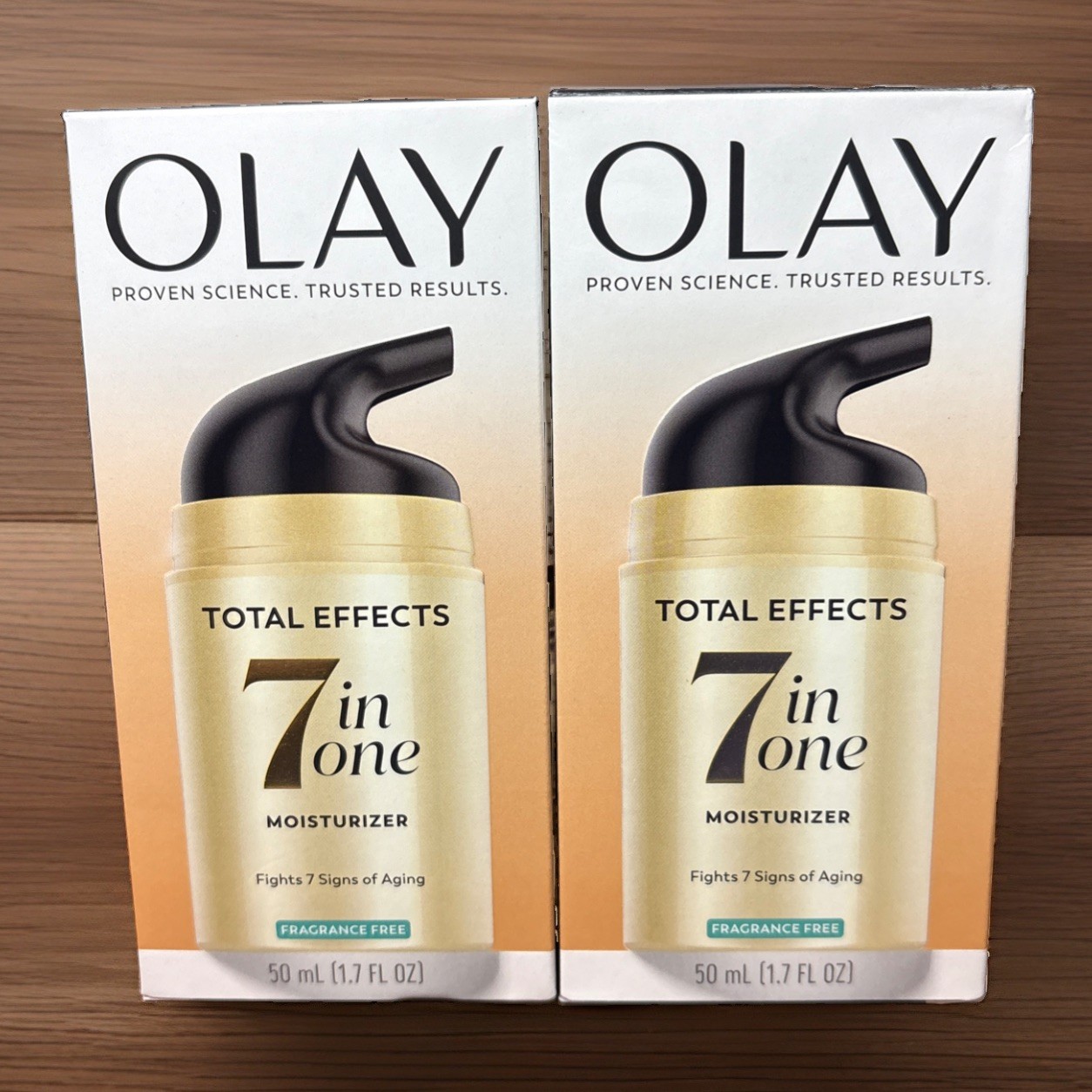 Olay Total Effects 7 in One Face Moisturizer 2 PACK!! 1.7 fl oz each.