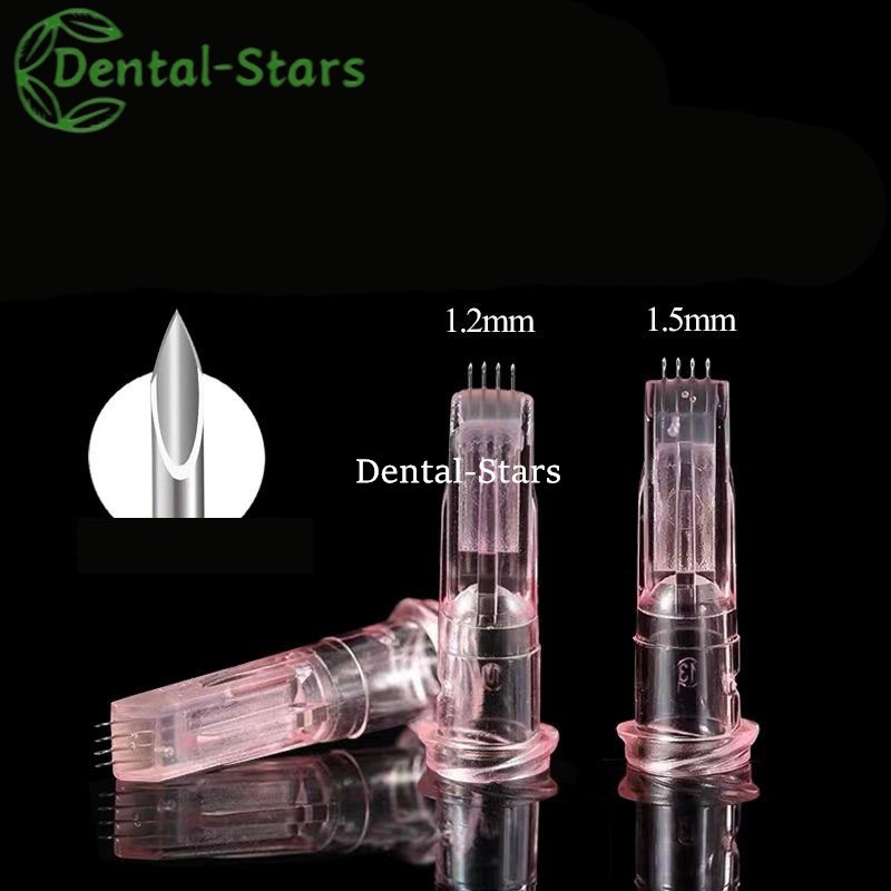 Disposable Microneedle 34G 4 Pins Around Eyes Head Micro needle Skin Use 4Needle