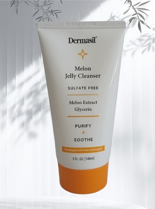 Dermasil Melon Jelly Cleanser Sulfate Free Melon Extract Glycerin Purify&Soothe