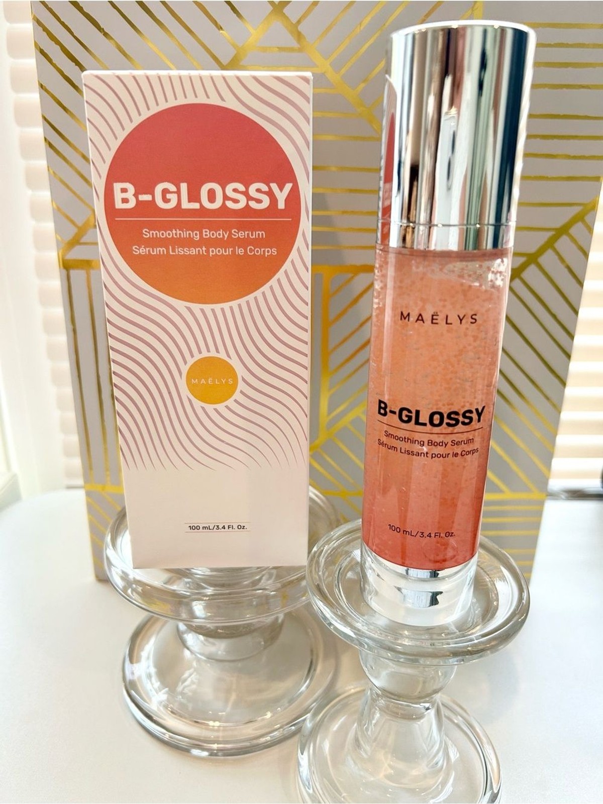 ✨ Maelys B Glossy Smoothing Body Serum 3.4 oz Full Size New In Box ✨MFR 2025