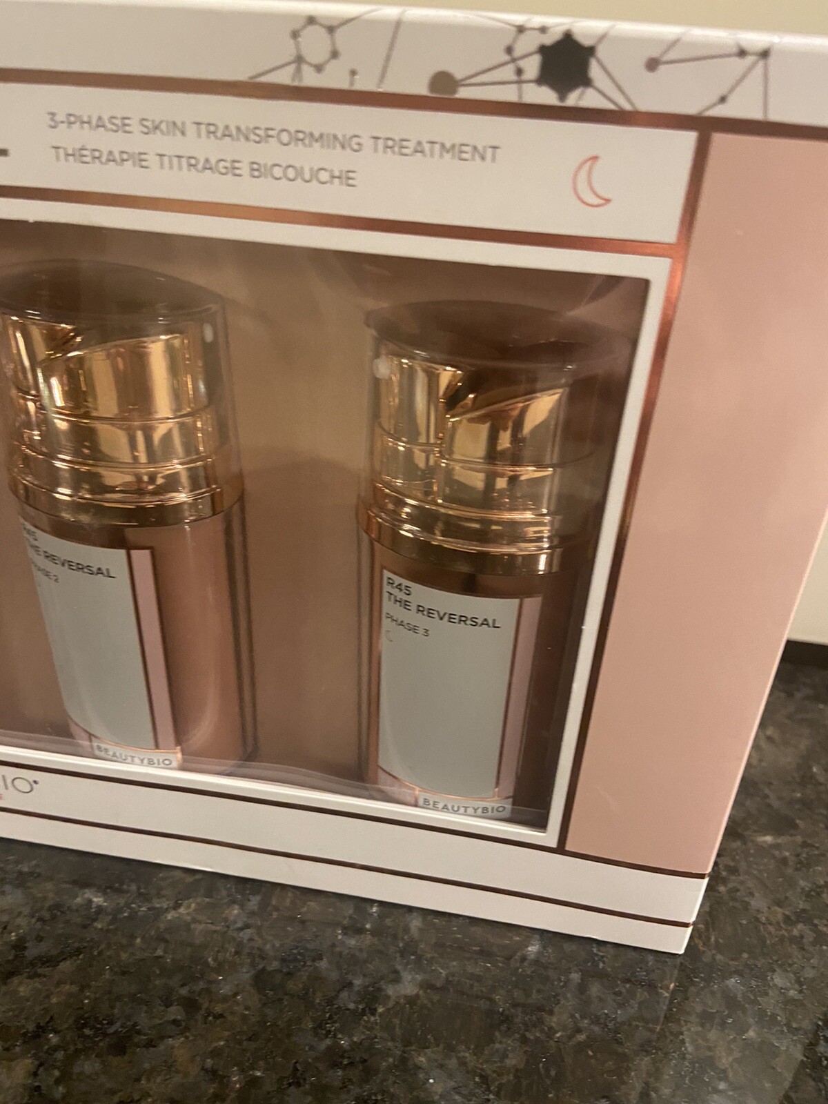 BEAUTY BIOSCIENCE R45 The Reversal 3-Phase Retinol System Large 3pc Gift Set New