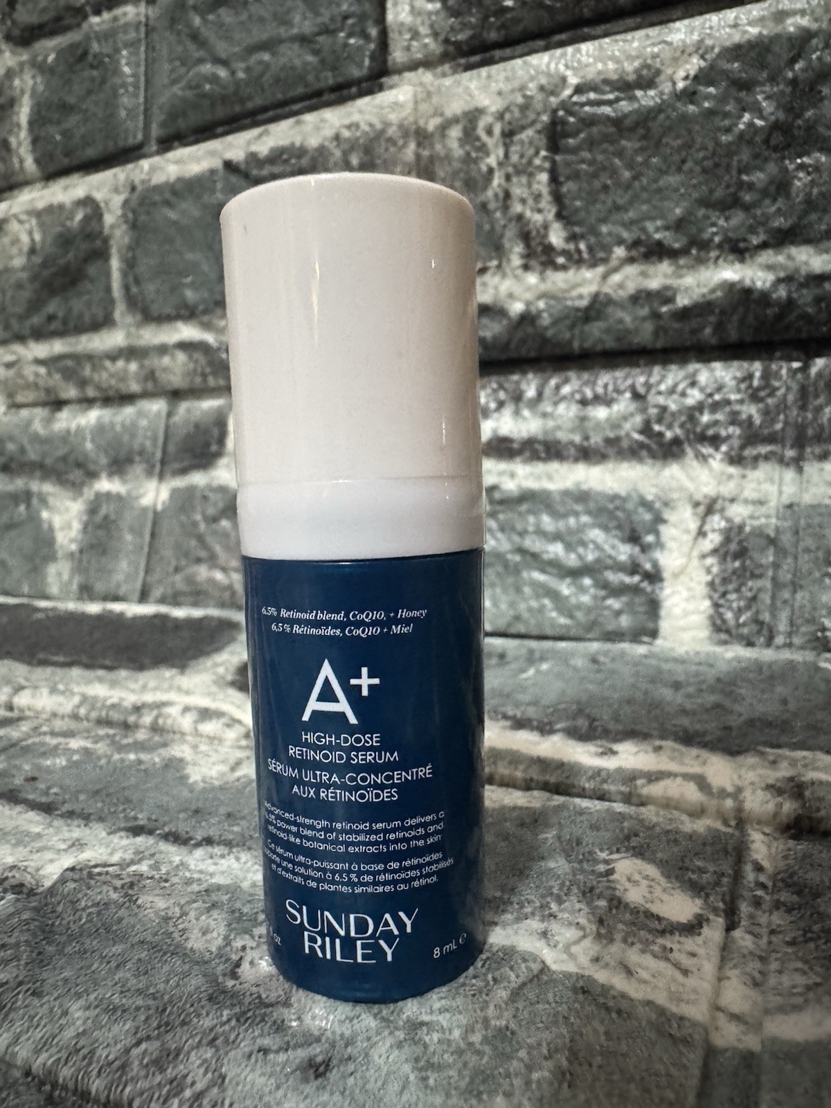 SUNDAY RILEY A+ HIGH DOSE RETINOID SERUM Travel Size .27 oz NEW