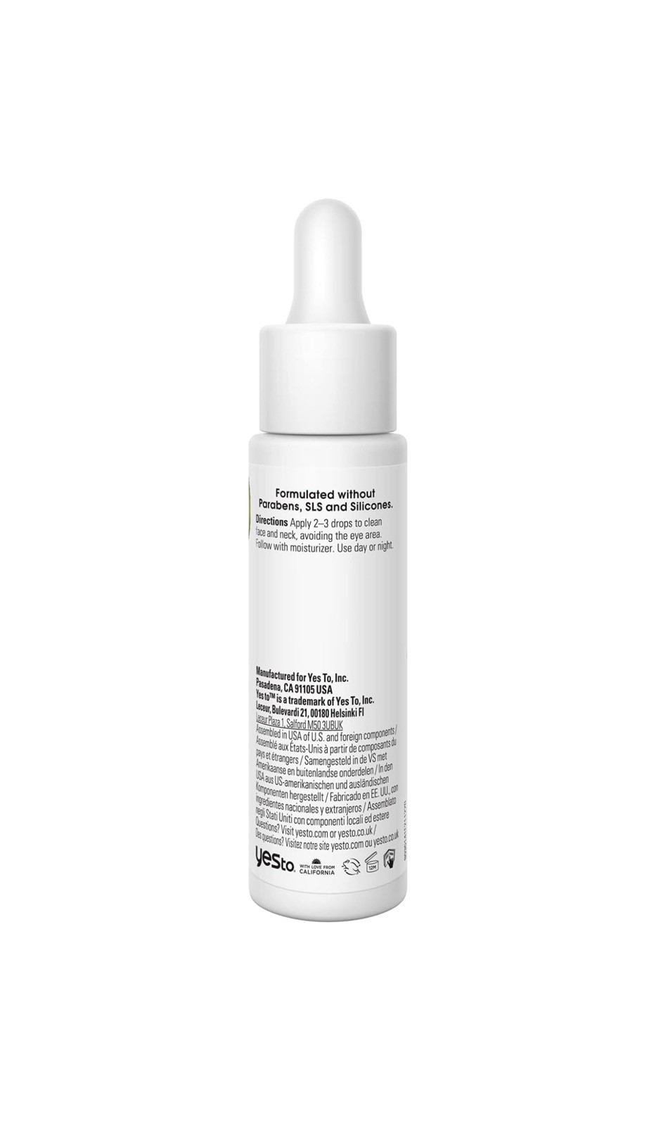 Yes to Avocado Hyaluronic Acid Serum Fragrance Free For Dry Skin, 0.95 fl oz