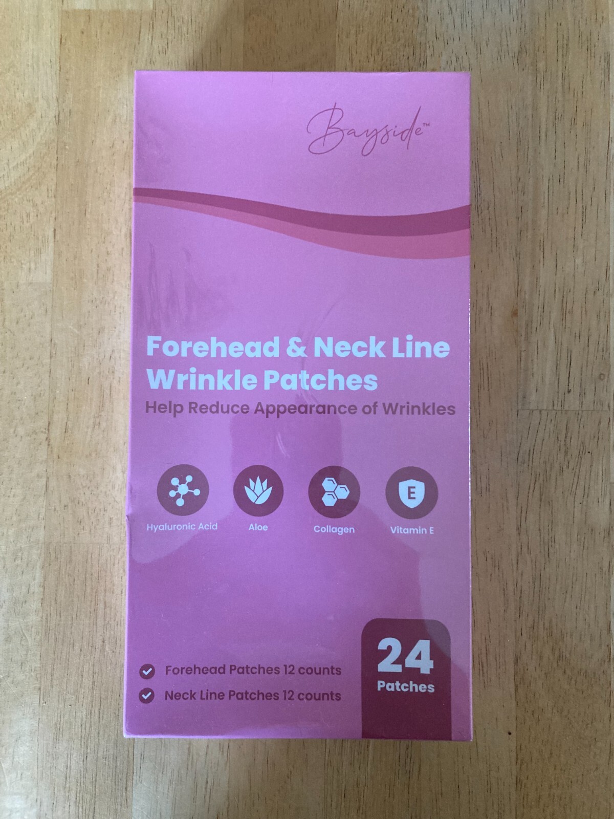 24x Bayside Forehead & Neck Wrinkle Patch (Reusable Non-Invasive Treatment)