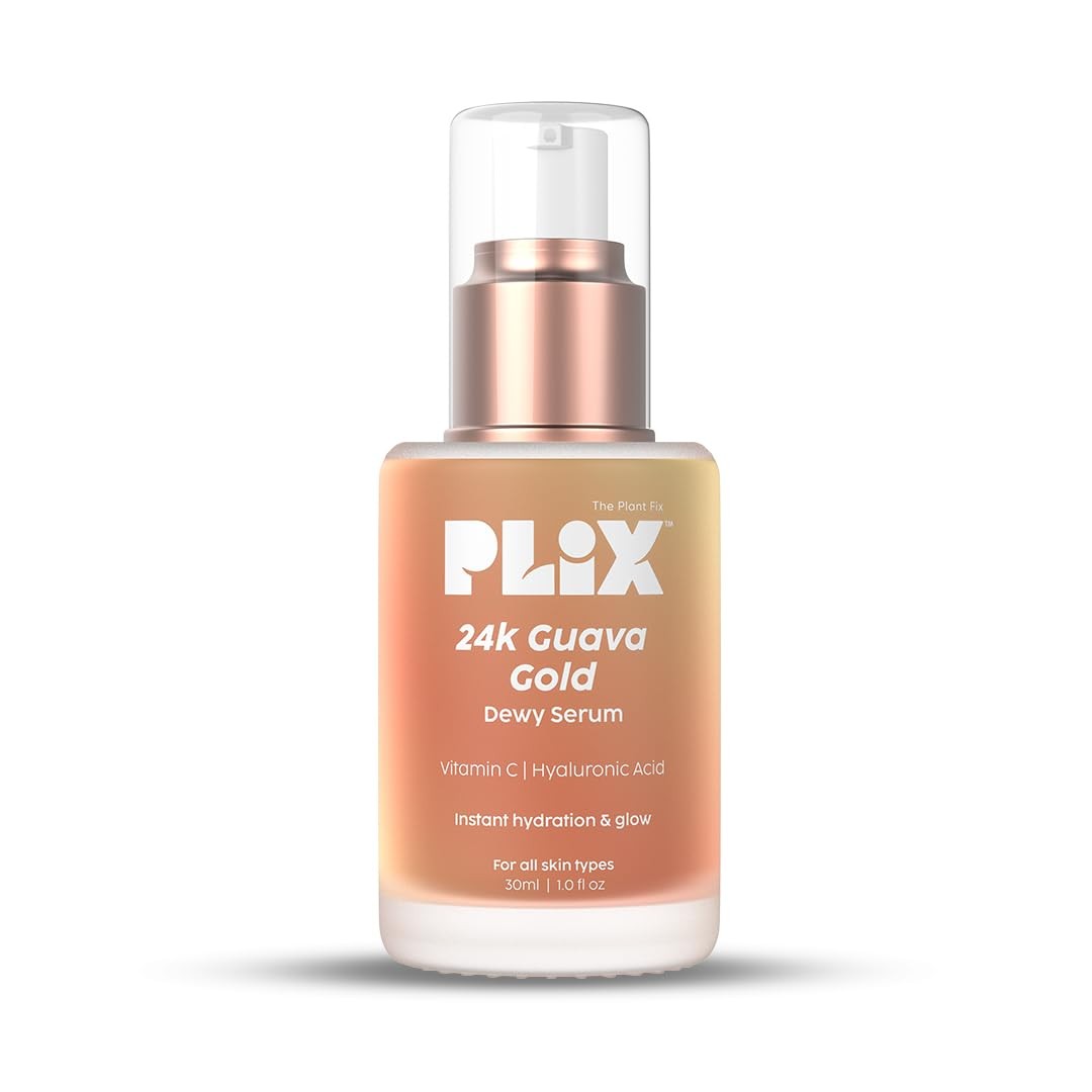 The Plant Fix Plix 24K Guava Gold Serum | Vitamin C & Hyaluronic Acid 30 Ml