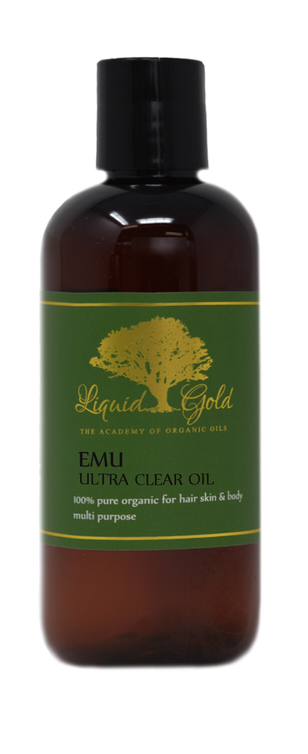 12 oz ULTRA CLEAR EMU OIL BY LIQUID GOLD 100% PURE PREMIUM ORGANIC BEST QUALITY