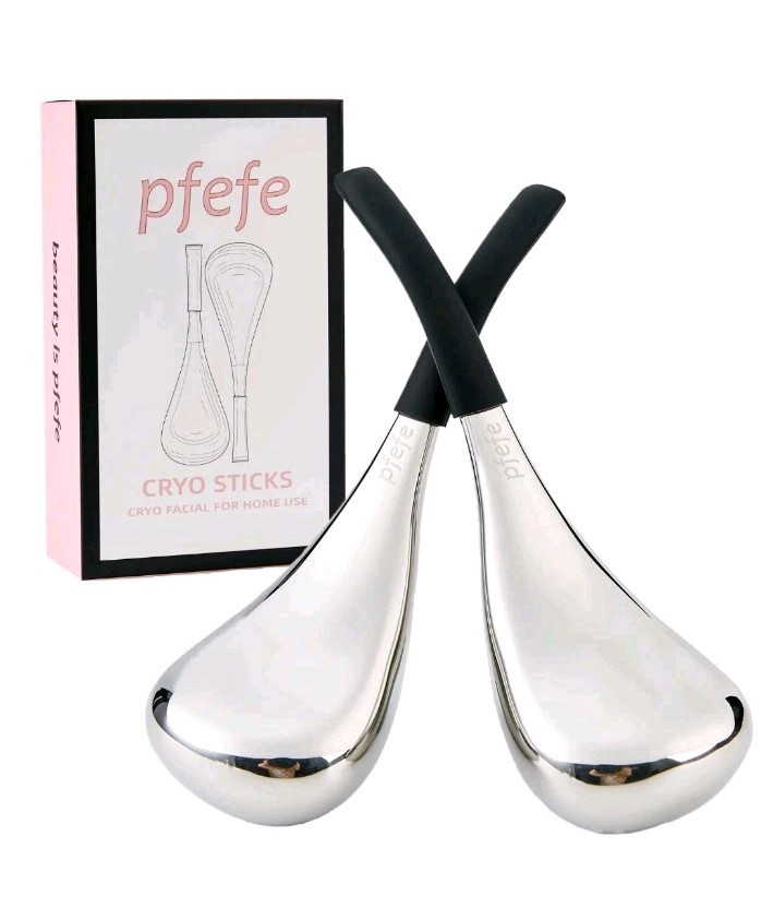 pfefe – Ice Globes Facial Skin Care Tools For Women Face Eyes, Stainless Steel