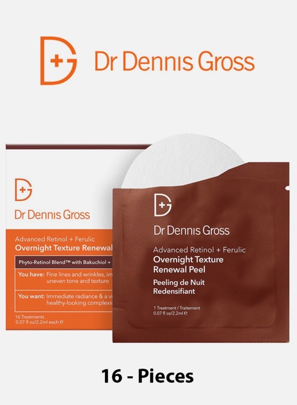 *Dr Dennis Gross Advanced Retinol + Ferulic Overnight Texture Renewal Peel -16-